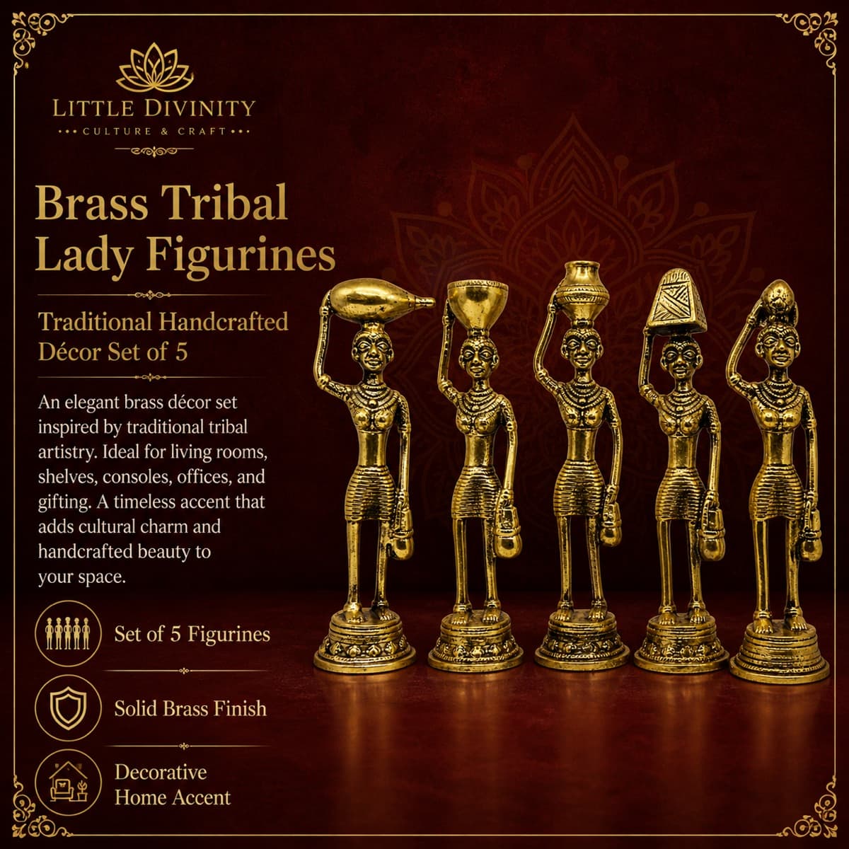 Heritage Brass Decor Accent 2 3