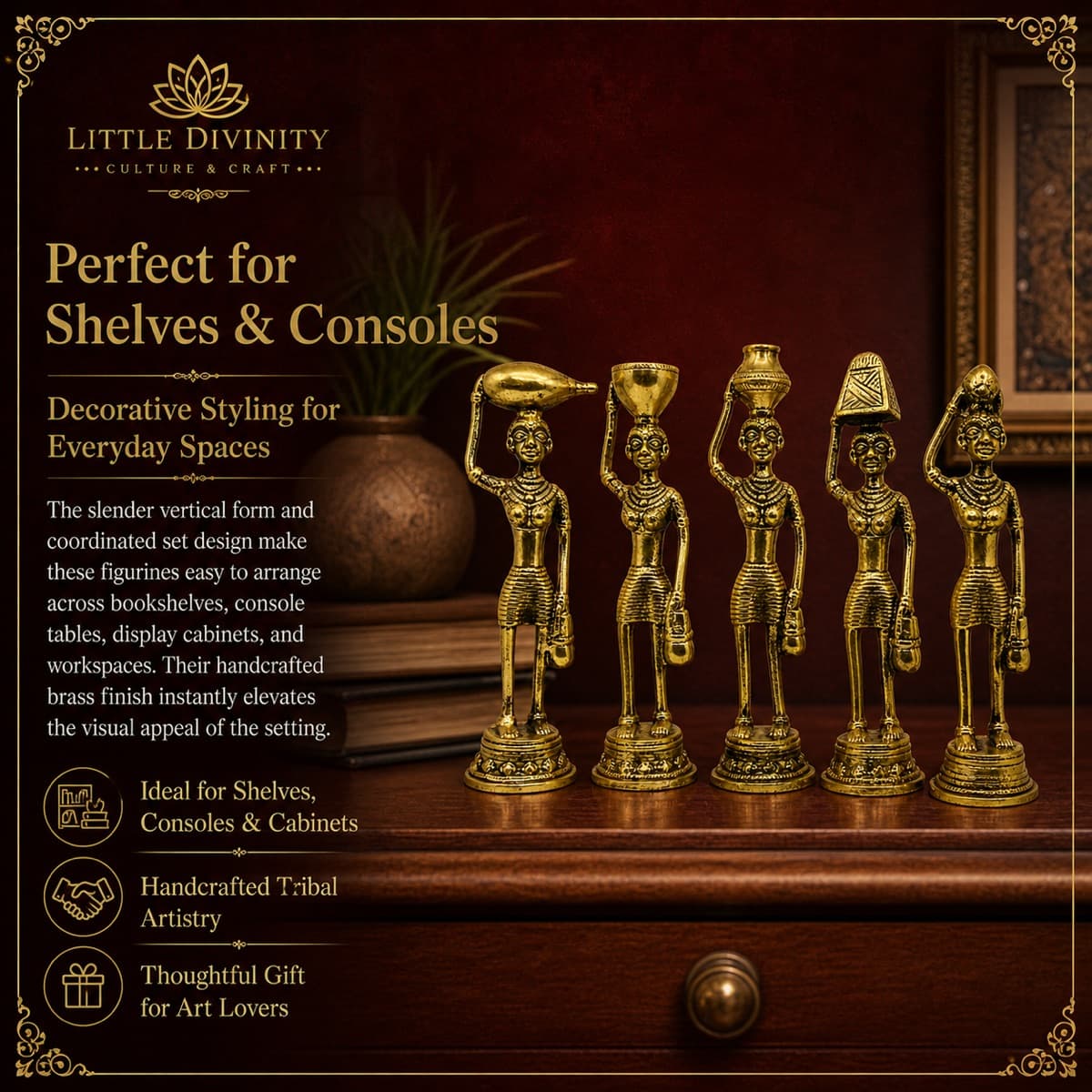 Heritage Brass Decor Accent 2 7