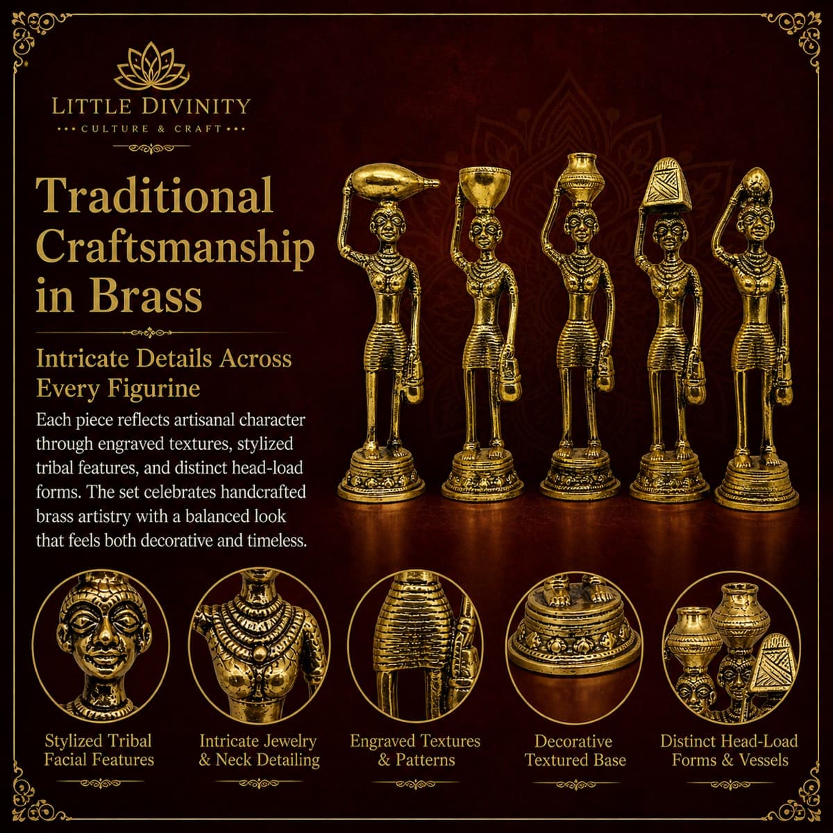 Heritage Brass Decor Accent 2 8