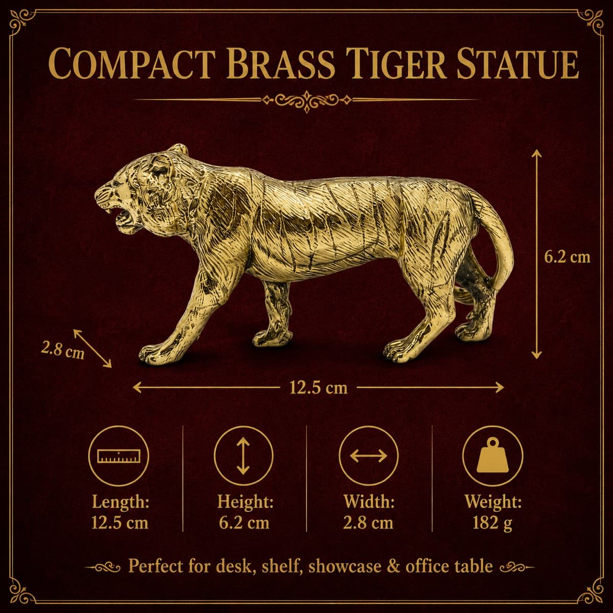 Brass Table Decor Accent 2