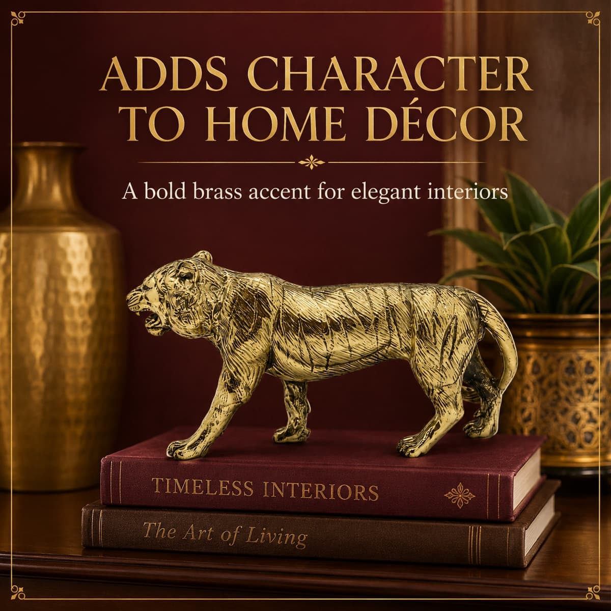 Brass Table Decor Accent 5