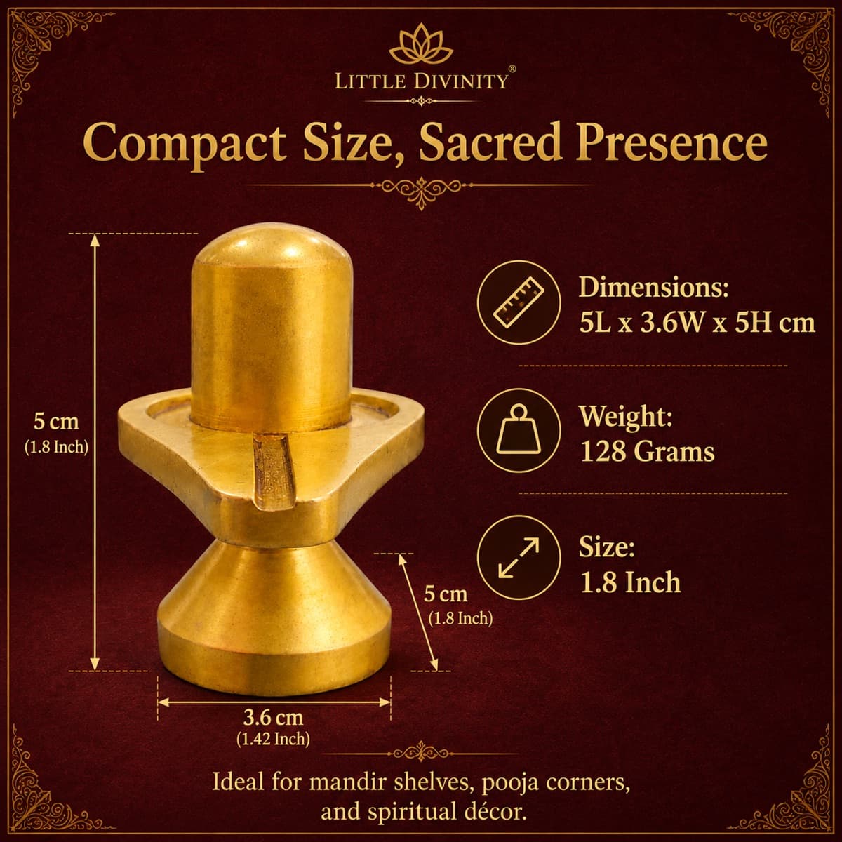 Sacred Brass Decor Accent 3