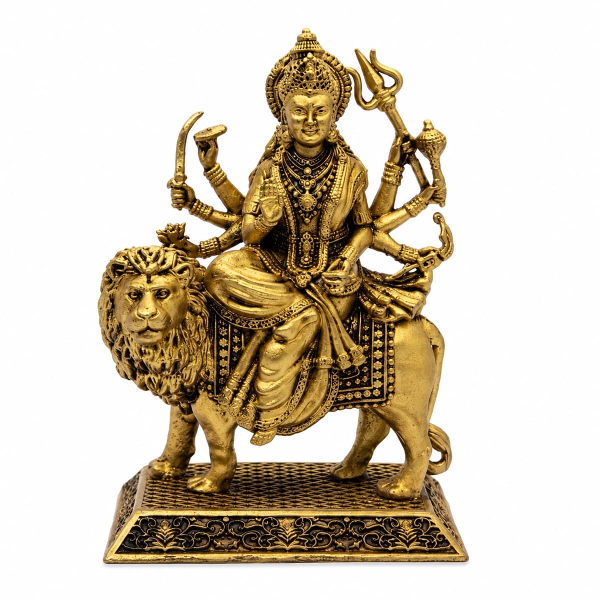 Brass Mandir Decor Accent 1
