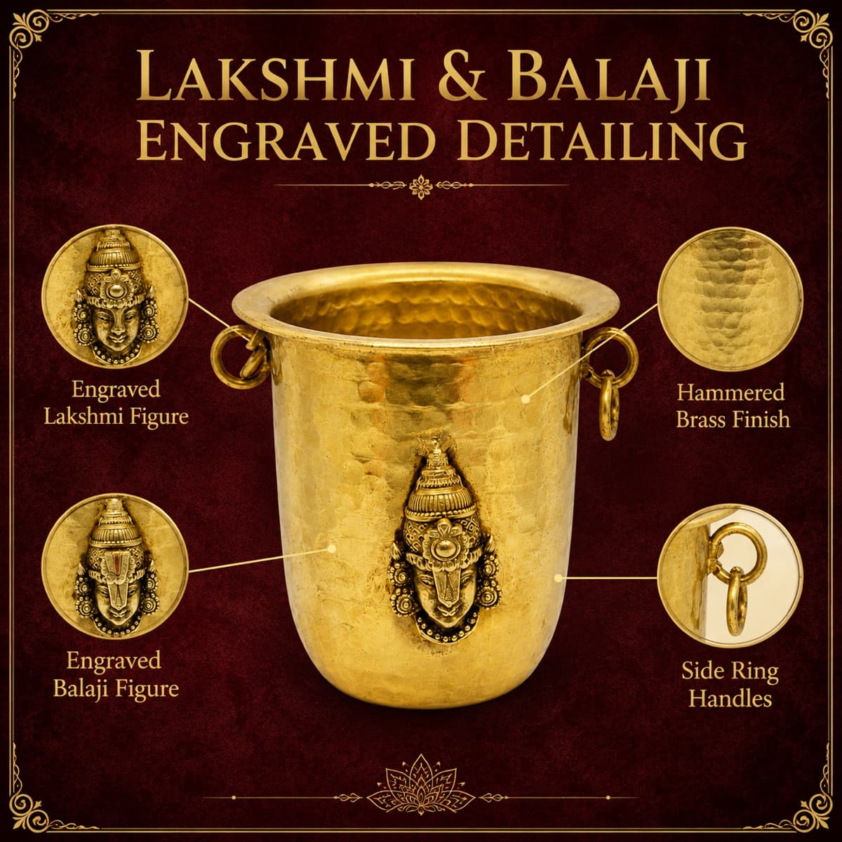 Brass Glass Home Kitchen Set 5