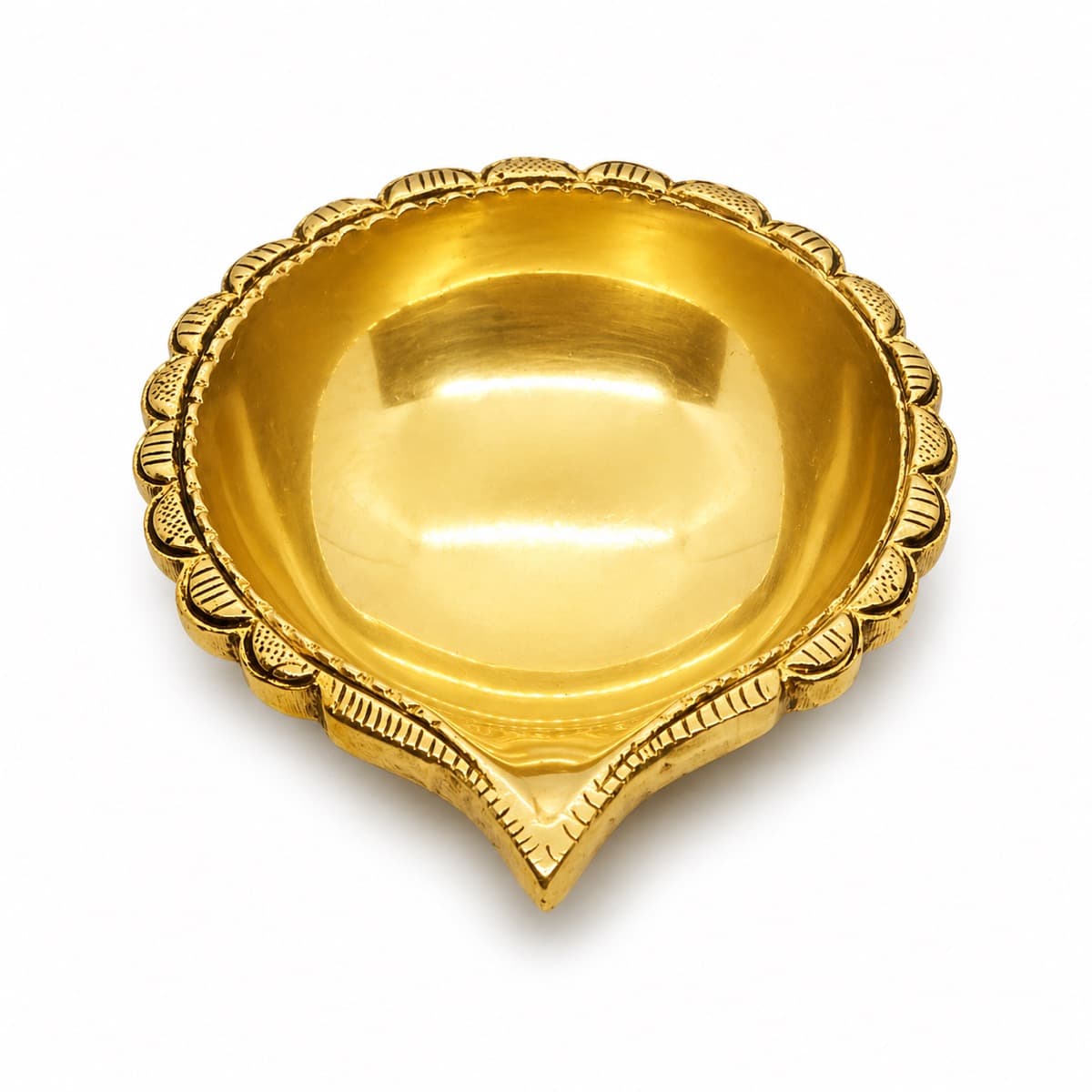 Brass Diya Accent